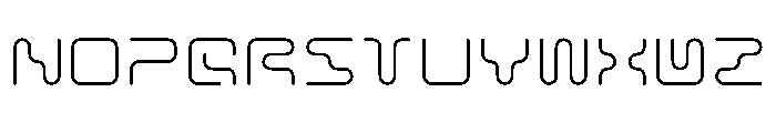MFLXIIRounded ExtraLightRounded Font UPPERCASE