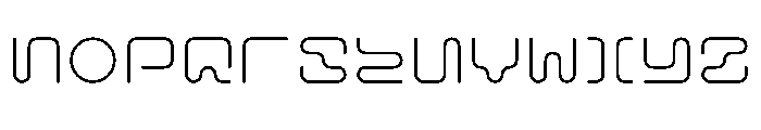 MFLXIIRounded ExtraLightRounded Font LOWERCASE