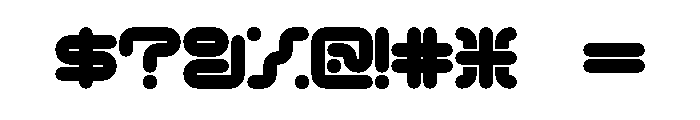 MFLXIIRounded ExtraboldRounded Font OTHER CHARS