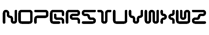 MFLXIIRounded SemiboldRounded Font UPPERCASE