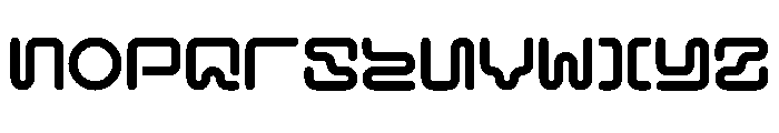MFLXIIRounded SemiboldRounded Font LOWERCASE
