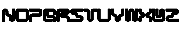 MFLXIISemiRounded HeavySemiRounded Font UPPERCASE