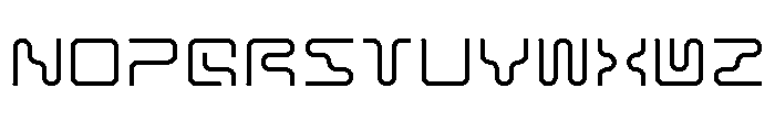 MFLXIISemiRounded LightSemiRounded Font UPPERCASE