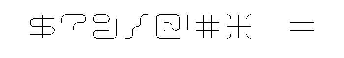 MFLXIISemiRounded ThinSemiRounded Font OTHER CHARS