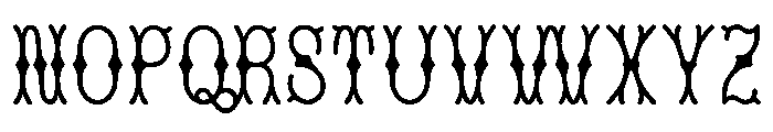 MFSkeleton Book Font LOWERCASE
