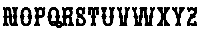MFSkeleton Heavy Font UPPERCASE