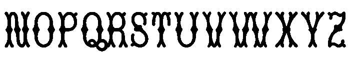 MFSkeleton Regular Font UPPERCASE
