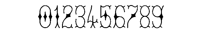 MFSkeleton Thin Font OTHER CHARS