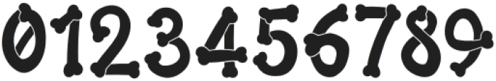 MGF Bonezkul Regular otf (400) Font OTHER CHARS