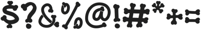 MGF Bonezkul Regular otf (400) Font OTHER CHARS