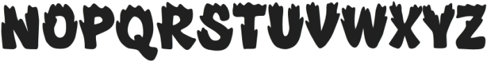 MGF Firechikns Regular otf (400) Font UPPERCASE