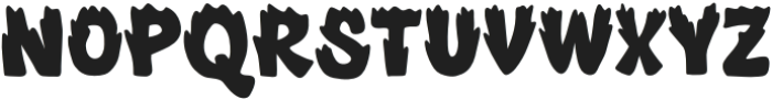 MGF Firechikns Regular otf (400) Font LOWERCASE