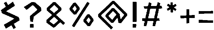 MGF Gromans Regular otf (400) Font OTHER CHARS