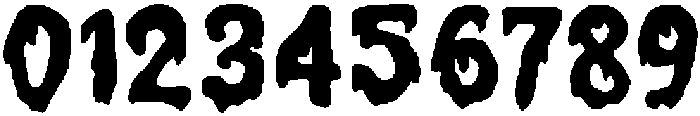 MGF Zombice Regular otf (400) Font OTHER CHARS
