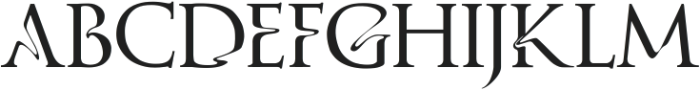MGN Goddess Regular ttf (400) Font UPPERCASE