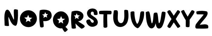 MGF Popstar Personal Use Font UPPERCASE