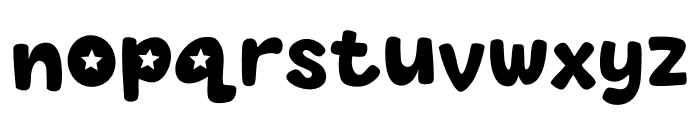 MGF Popstar Personal Use Font LOWERCASE