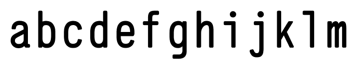 Generika Mono Regular Font LOWERCASE