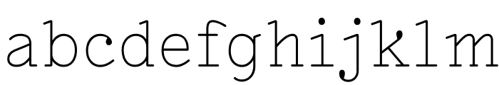 Lacrima Serif Light Font LOWERCASE