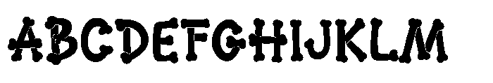 MGF Bonezkul Font UPPERCASE