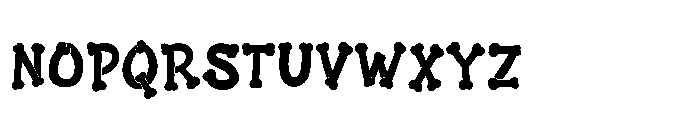 MGF Bonezkul Font LOWERCASE