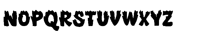 MGF Firechikns Font LOWERCASE