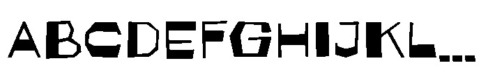 MGF Goblockie Font UPPERCASE