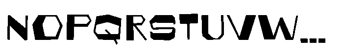 MGF Goblockie Font UPPERCASE