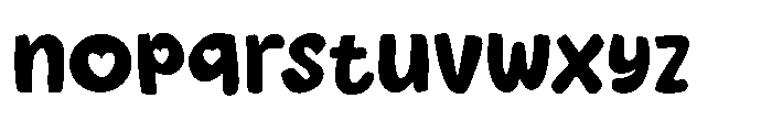 MGF Pinlock Font LOWERCASE