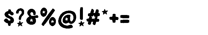 MGF Popstar Font OTHER CHARS