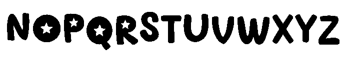 MGF Popstar Font UPPERCASE