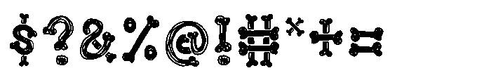 MGF Sketchleton Font OTHER CHARS