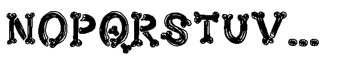 MGF Sketchleton Font UPPERCASE