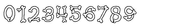 MGF Skul x lines Font OTHER CHARS