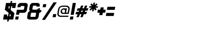 MGN Albiston Bold Oblique Font OTHER CHARS