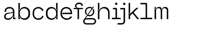 MGN Edinson Monospace Regular Font LOWERCASE