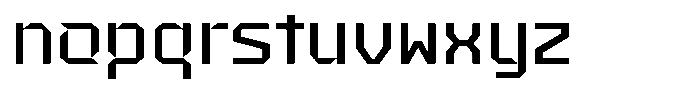 MGN Parallaxe Display Alt1 Font LOWERCASE