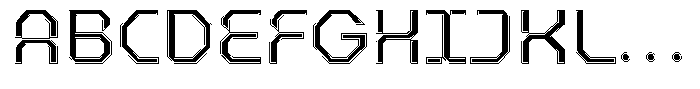MGN Parallaxe Display Alt2 Font UPPERCASE