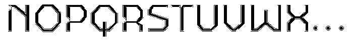 MGN Parallaxe Display Alt2 Font UPPERCASE