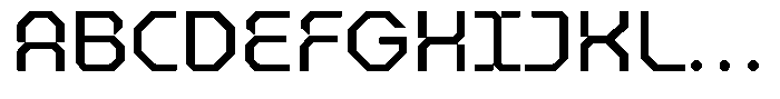 MGN Parallaxe Display Font UPPERCASE