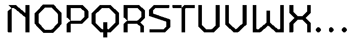 MGN Parallaxe Display Font UPPERCASE