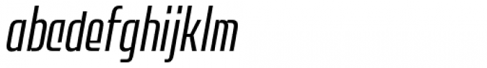 MGT American Copper Block Medium Italic Font LOWERCASE