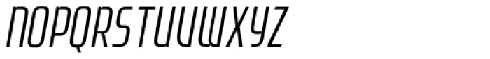 MGT American Copper Block Regular Italic Font UPPERCASE
