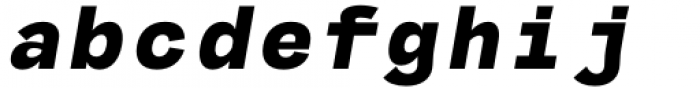 MGT Fugiat Black Tnals Mono Font LOWERCASE