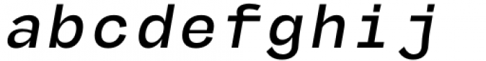 MGT Fugiat Semi Bold Tnals Mono Font LOWERCASE