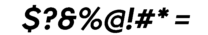 Mg BoldItalic Font OTHER CHARS