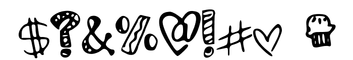 MHVZooParty Font OTHER CHARS