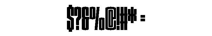 Mikrobe Variable Bold Font OTHER CHARS