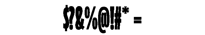 Mikrobe Variable Heavy Font OTHER CHARS
