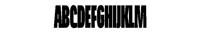 Mikrobe Variable Heavy Font UPPERCASE